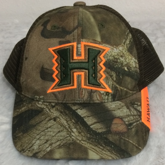 Top of the World Other - Hawaii Warriors Snap Back Mesh Camo Trucker Cap